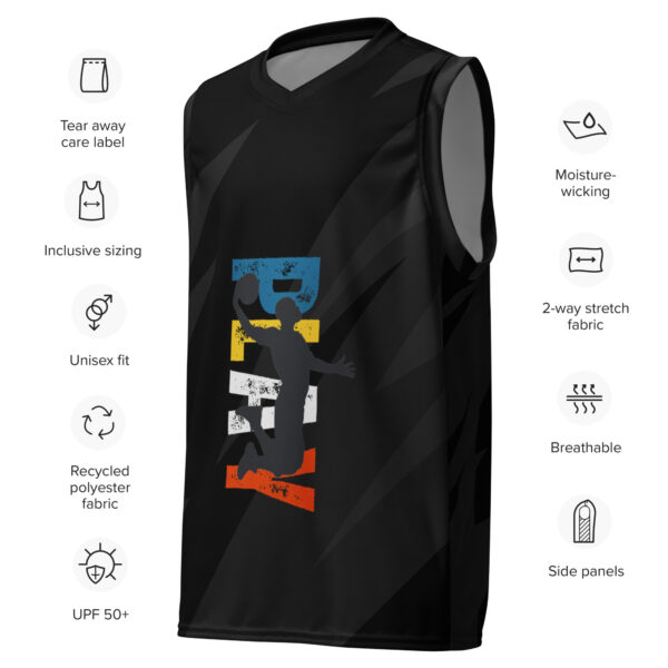 Recycled basketball jersey - Image 2