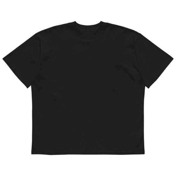 Unisex organic oversized high neck t-shirt - Image 2