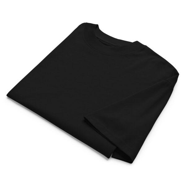 Unisex organic oversized high neck t-shirt - Image 3